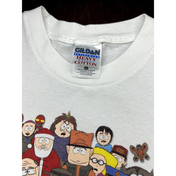 Vintage 1998 Comedy Central South Park Characters Short Sleeve T-Shirt Size L - Picture 3 of 13